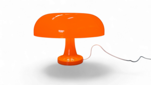 Lampe Champignon Orange Design années 70 USB