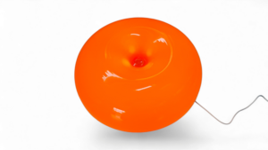 Lampe Champignon Orange Design années 70 USB