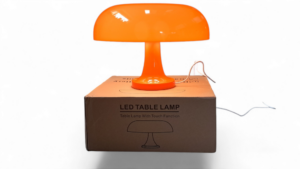 Lampe Champignon Orange Design années 70 USB