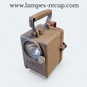 Lampe De Mineur Ancienne Wonder SNCF Agral Dans son Jus